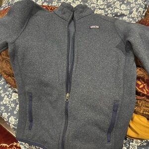 Patagonia Blue Full-Zip Fleece Jacket